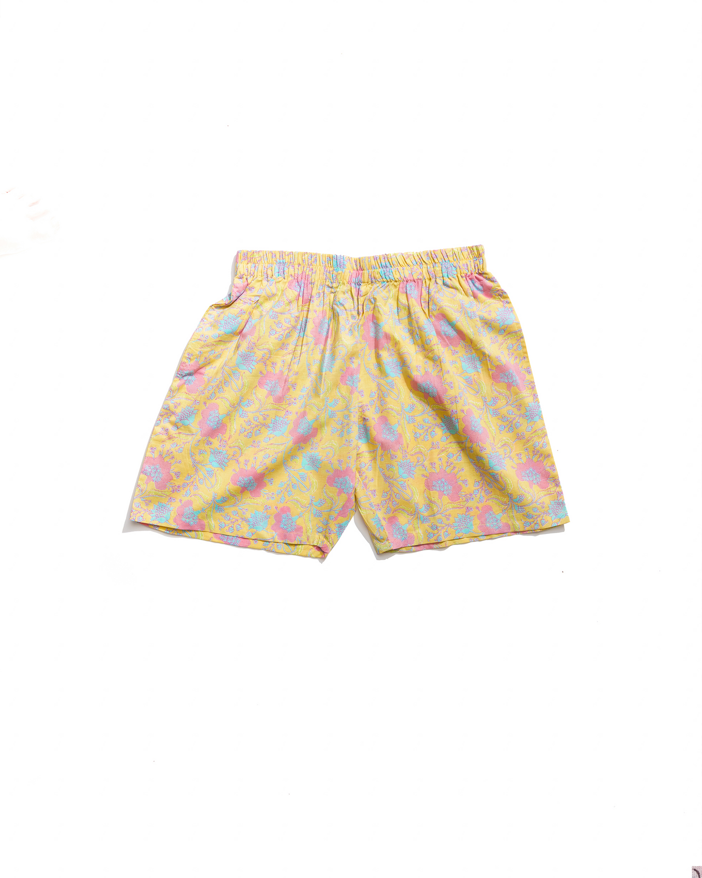 Summer Psyche Paisley Shorts - Yellow