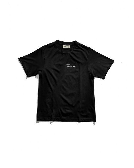 Your Boy from Vancouver T-shirt- Midnight Black