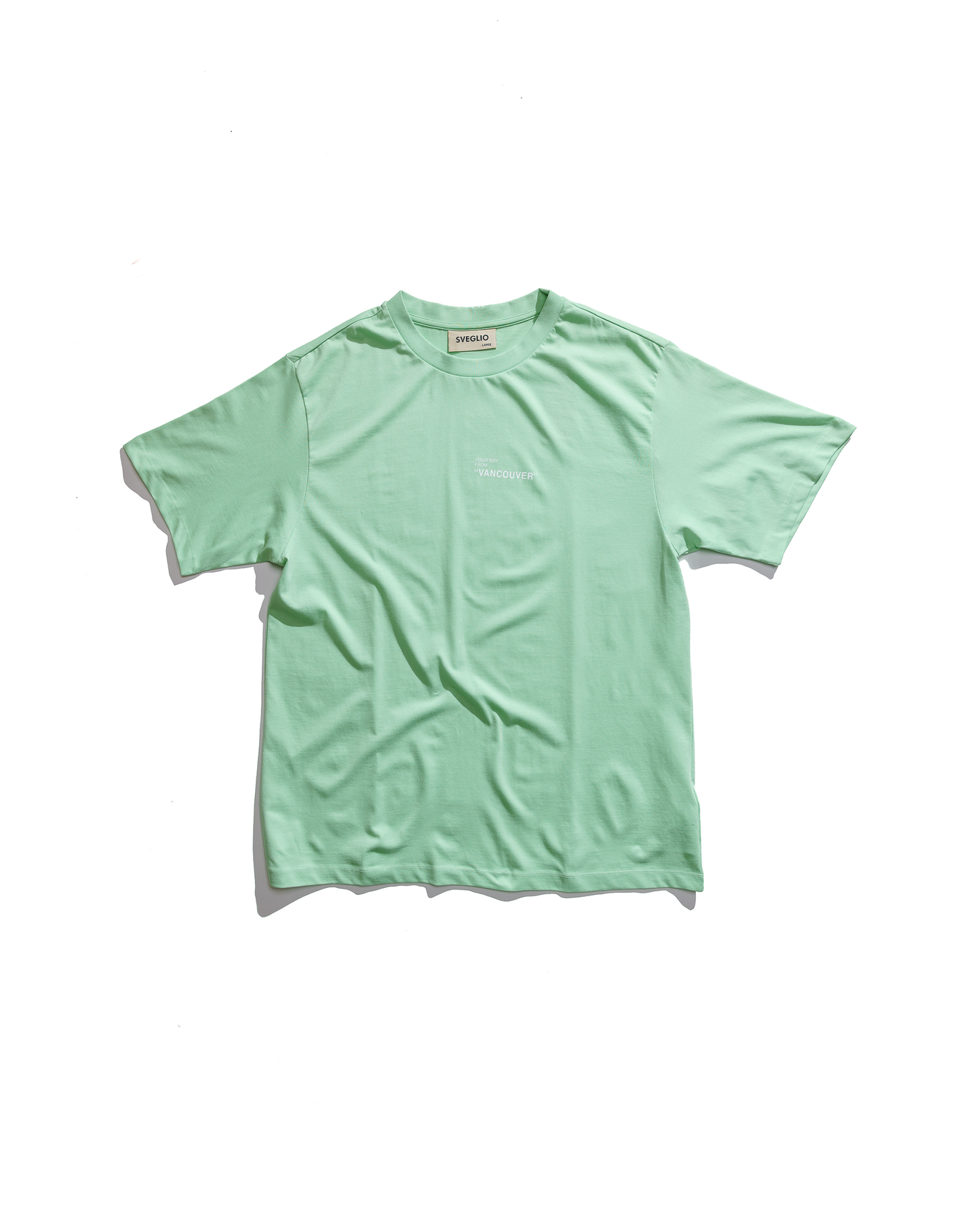 Your Boy from Vancouver T-shirt- Mint Green