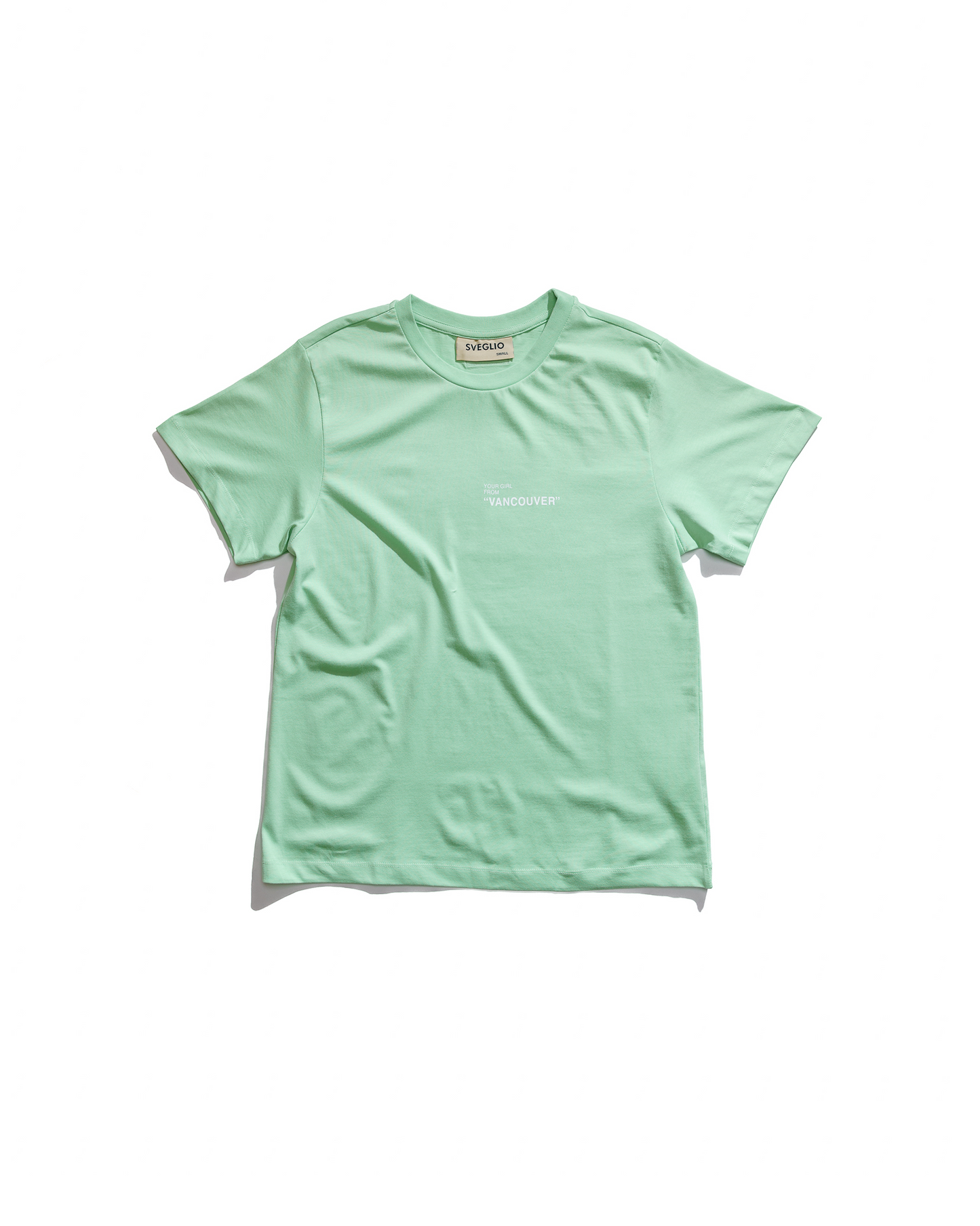 Your Girl from Vancouver T-shirt- Mint Green