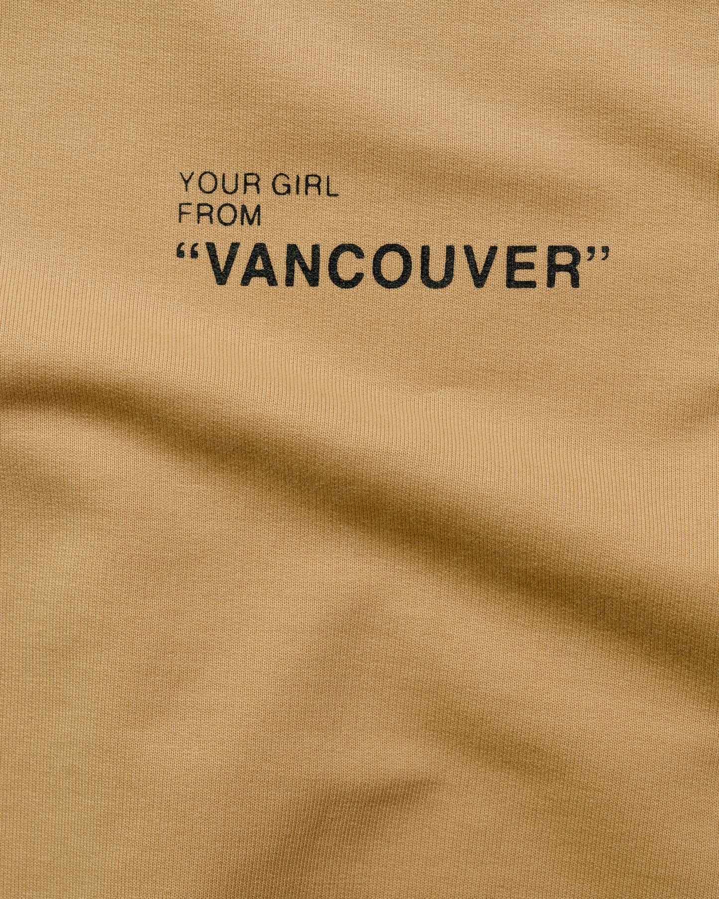 Your Girl from Vancouver Sweatshirt - BEIGE