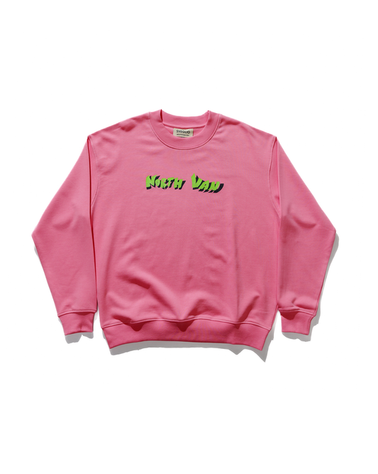 NORTH VAN Sweatshirt - Bubblegum Pink