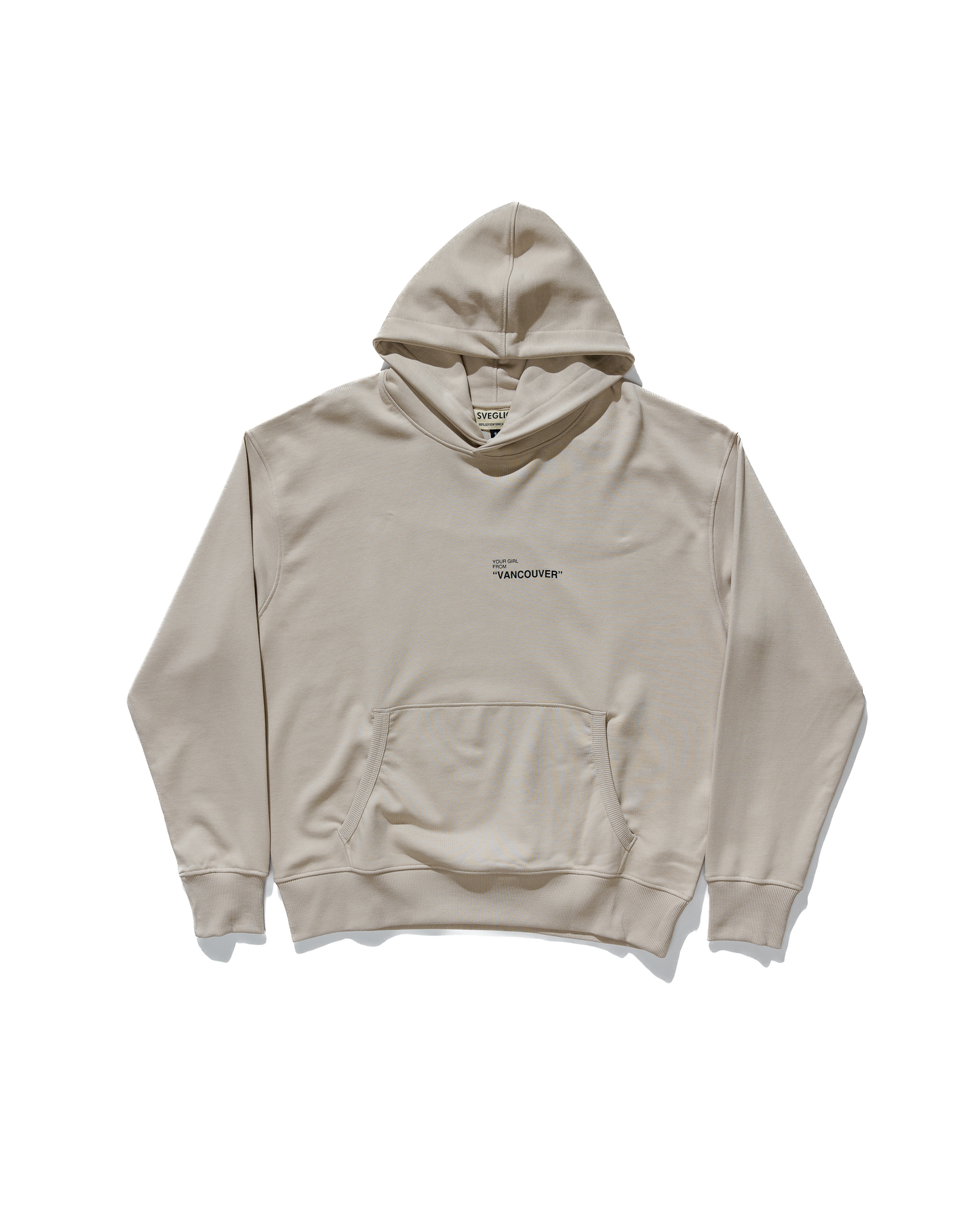 Your Girl from Vancouver Hoodie- Stone Beige